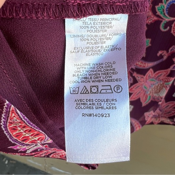 LOFT Boho Long Sleeve Blouse - Size XL - Peasant Modest Office - Picture 4 of 7